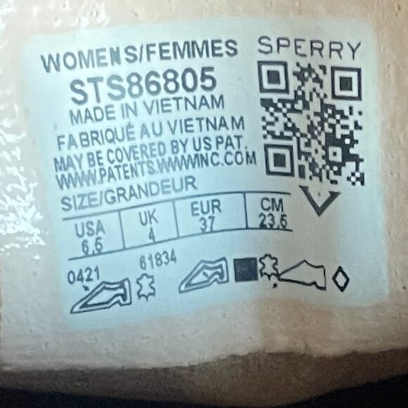 Sperry Women's Tan Seaport Levy Leather Memory-Foam Slip-On Loafers - Picture 7 of 11